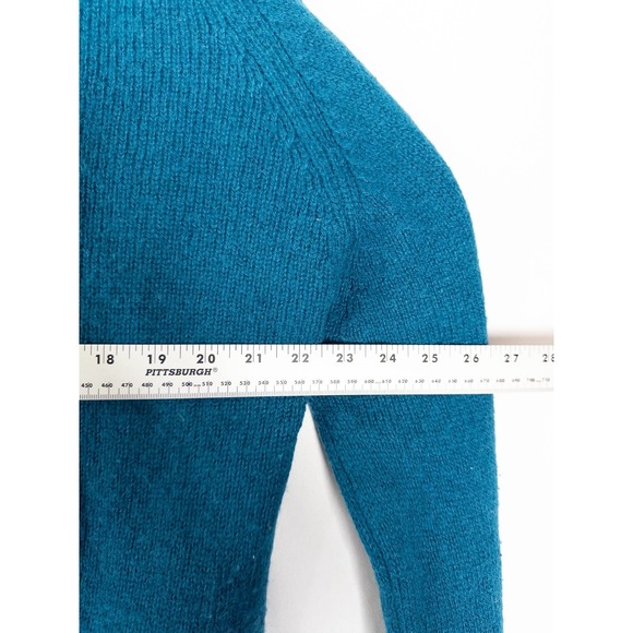 VTG LL Bean Sweater Mens XL Blue Knit Wool Ireland Pullover Fisherman Granpa - Picture 7 of 9